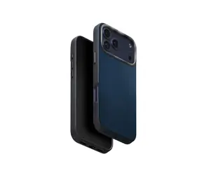 UNIQ Lyden DS MagClick etui ochronne do ładowania iPhone'a 17 Pro Max, stalowoniebieski/grafitowy