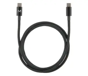Mobilis 001388 Cable USB-C 100W 2m black / 2x USB-C (M)