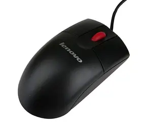Lenovo 06P4069 ThinkPlus czarna / Mysz przewodowa / 400 DPI / USB-A