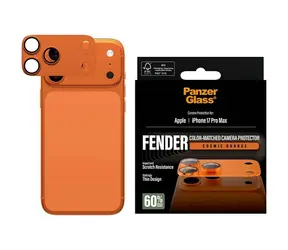 PanzerGlass FENDER Apple iPhone 17 Pro Max pomarańczowy aluminiowy element ochronny aparatu