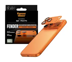 PanzerGlass FENDER Apple iPhone 17 Pro pomarańczowy aluminiowy element ochronny aparatu 