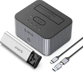 Stacja dokująca Orico IT28E-C szara / do 2 dysków twardych / USB-C / USB-C/USB-A - kabel USB-C