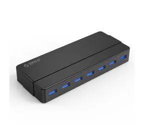Orico H7928-U3-V1 USB HUB czarny / 7x USB-A 3.0 / kabel USB 3.0 1m