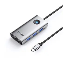Orico PW11-6P USB HUB szary / 3x USB-A + 1x USB-C + 1x HDMI