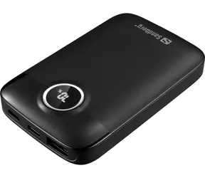 Sandberg SemiSolidState Powerbank 5000mAh czarny / 20W / USB-C