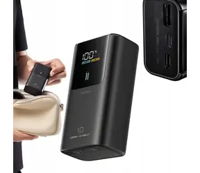 Power Bank Cuktech PB1055 55W szary / 10000mAh / 2x USB-C + USB-A