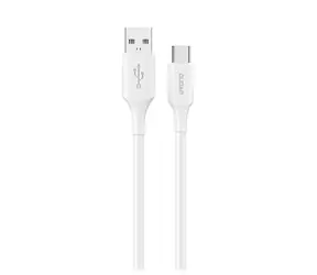 Kabel zasilający Dudao L2sT / USB-A / USB-C / 6A / 1,2 m / biały