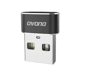 Adapter Dudao L16AC / USB-C / USB / czarny