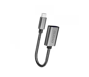 Adapter Dudao L15T / USB-C / USB 2.0 / OTG / szary
