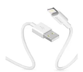 Kabel danych Dudao L1L / USB-A / Lightning 3A / 1 m / biały