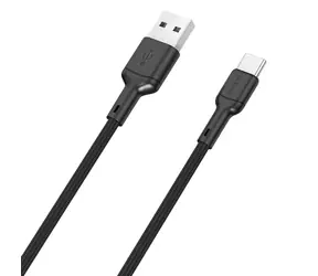 Kabel danych Dudao L9T / USB-A / USB-C / 5A / 1 m / czarny