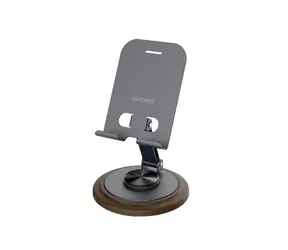 Stojak na telefon komórkowy Dudao F17M metalowy / obrotowy 360° / szary