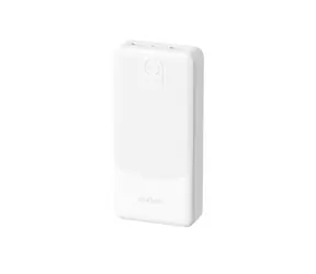 Dudao K10 10000mAh biały / Power bank / 2.4A / 2x USB-A 