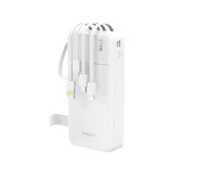 Dudao K11 Pro 20000mAh biały / Power bank / wbudowane kable