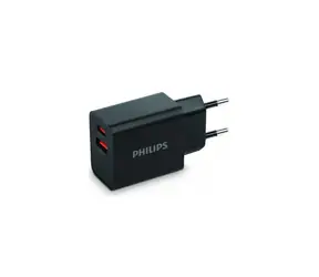 Ładowarka Philips Power Delivery Dual Charger 20 W / 1x USB-C (żeński) + 1x USB-A (żeński)