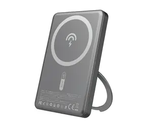 Dudao K28S 5000mAh szary / Powerbank / USB-C / MagSafe / Stojak / 20W