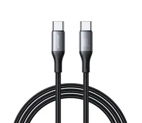 Joyroom S-A28 Flash Series Kabel ładujący USB-C (M) - USB-C (M) 60 W 1 m czarny