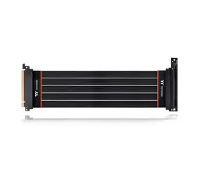 Rozpakowany - przedłużacz Thermaltake TT Premium PCI-E 4.0 90° 300 mm czarny / kabel przedłużający PCI-E x16 / rozpakowany