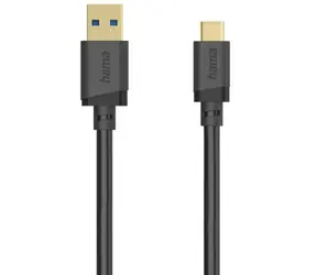 HAMA 202004 Kabel USB-A (M) - USB-C (M) 0,25 m czarny