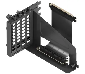 Kit HAVN Universal Vertical GPU czarny / Kabel Riser PCIe 5.0 / 6 gniazd