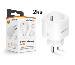 Zestaw gniazdek inteligentnych Wi-Fi Aligator - 2 szt.