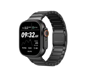 Pasek Aulumu C01 Hi-Per Titanium do zegarka Apple Watch 49 mm/46 mm/45 mm/44 mm/42 mm, czarny