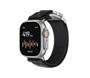 Pasek do zegarka Aulumu C03 Titanium Mag, klamra tytanowa - czarny