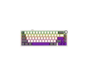 Klawiatura gamingowa bezprzewodowa LORGAR KBP70MW beżowa 65% / US / 2,4 GHz / BT 5.0 / RGB