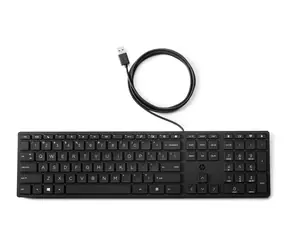 Bez opakowania - HP 320K czarny / klawiatura przewodowa / USB / układ CZ-SK / 1,8 m / bez opakowania