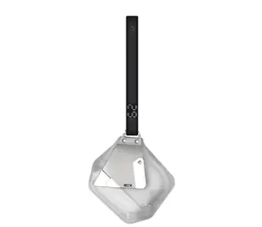Rozpakowano - etui Aulumu A29 z blokadą i smyczą do AirPods 4, przezroczyste, białe / rozpakowane