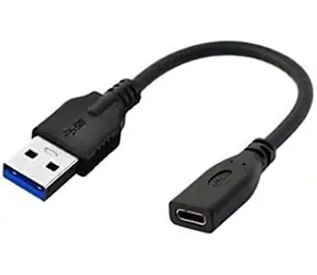 Bez pudełka - adapter MicroConnect USB-C (żeński) - USB 3.0 A (męski) 0,2 m czarny / bez pudełka