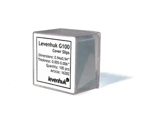 Zestaw podstaw szklanych Levenhuk G100 100 szt