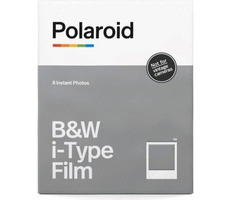 Polaroid Originals i-Type B&W / Papier fotograficzny 8 ark. / format 10,7 x 8,8 cm / błyszczący / przeznaczony do aparatów natychmiastowych