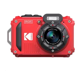 Kodak WPZ2 czerwony / 2,7" LCD / 16 MPix BSI CMOS / 4X zoom optyczny / SD