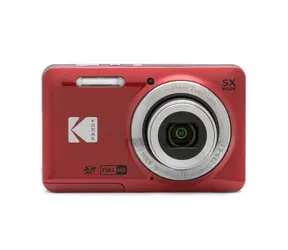 Kodak Friendly Zoom FZ55 czerwony / 2,7" LCD / 16 MPix BSI CMOS / 5x zoom optyczny / microSD