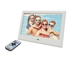 Sencor SDF 782 biała / Cyfrowa ramka na zdjęcia / 7" IPS / 1024x600 px / USB / pilot