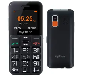 MyPhone HALO Easy czarny / 1,77" / FM / 0,3 MP / micorSD / funkcja SOS