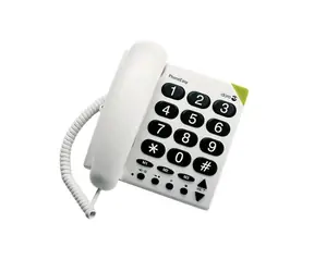 Doro PhoneEasy 311c Telefon stacjonarny biały / stacjonarny / duże przyciski / szybkie wybieranie