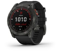 Garmin Fenix 7X Solar szaro-czarny / Inteligentny zegarek / GPS / 1,4" ekran dotykowy / mapy / BT / WiFi / wodoodporny 