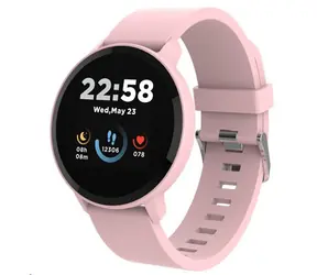 Canyon Lollypop SW-63 różowy / Inteligentny zegarek / 1,3" TFT / czujnik tętna / BT 5.0 / IP68 / Canyon Life / Android i iOS