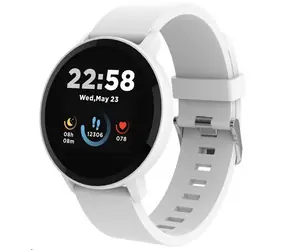 Canyon Lollypop SW-63 biały / Inteligentny zegarek / 1,3" TFT / czujnik tętna / BT 5.0 / IP68 / Canyon Life / Android i iOS