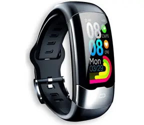 Xoro SMW 10 czarny / Bransoletka fitness / 1.14" TFT / BT 5.0 / Czujnik tętna 