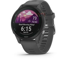 Garmin Forerunner 255 szary / zegarek sportowy / GPS / BT / Wi-Fi / odtwarzanie muzyka / pulsometr / krokomierz