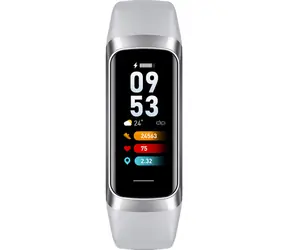 CUBE1 C60 szary / bransoletka fitness / 1.1" AMOLED / czujnik tętna / Bluetooth 5.0 / IP67