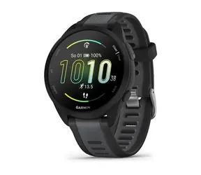 Garmin Forerunner 165 czarny / Inteligentny zegarek / 1,2" / GPS / BT / ANT+ / Wi-Fi / 5 ATM