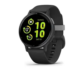 Garmin VívoActive 5 czarny / Inteligentny zegarek / 1,2" / BT / ANT+ / Wi-Fi / 5 ATM