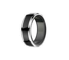 CUBE1 SMART pierścień rozmiar 9 (19,2 mm) czarny / Inteligentny pierścień / Bluetooth 5.1 / 5ATM