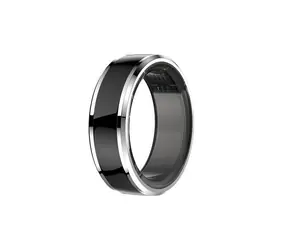 CUBE1 SMART pierścień rozmiar 10 (20,8 mm) czarny / Inteligentny pierścień / Bluetooth 5.1 / 5ATM