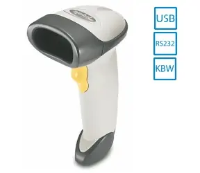 Kit ZEBRA LS2208 SR -USB (LS2208-1AZU0100ZR) / skaner kodów kreskowych 1D / Laser / Multi-IF / szary