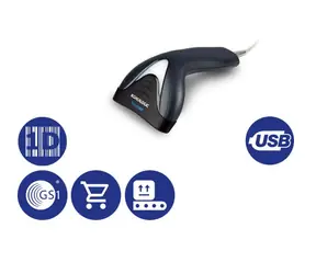 Datalogic Touch 90 Light (TD1120-BK-90) szary / skaner kodów kreskowych 1D / USB / stojak / bez kabla USB